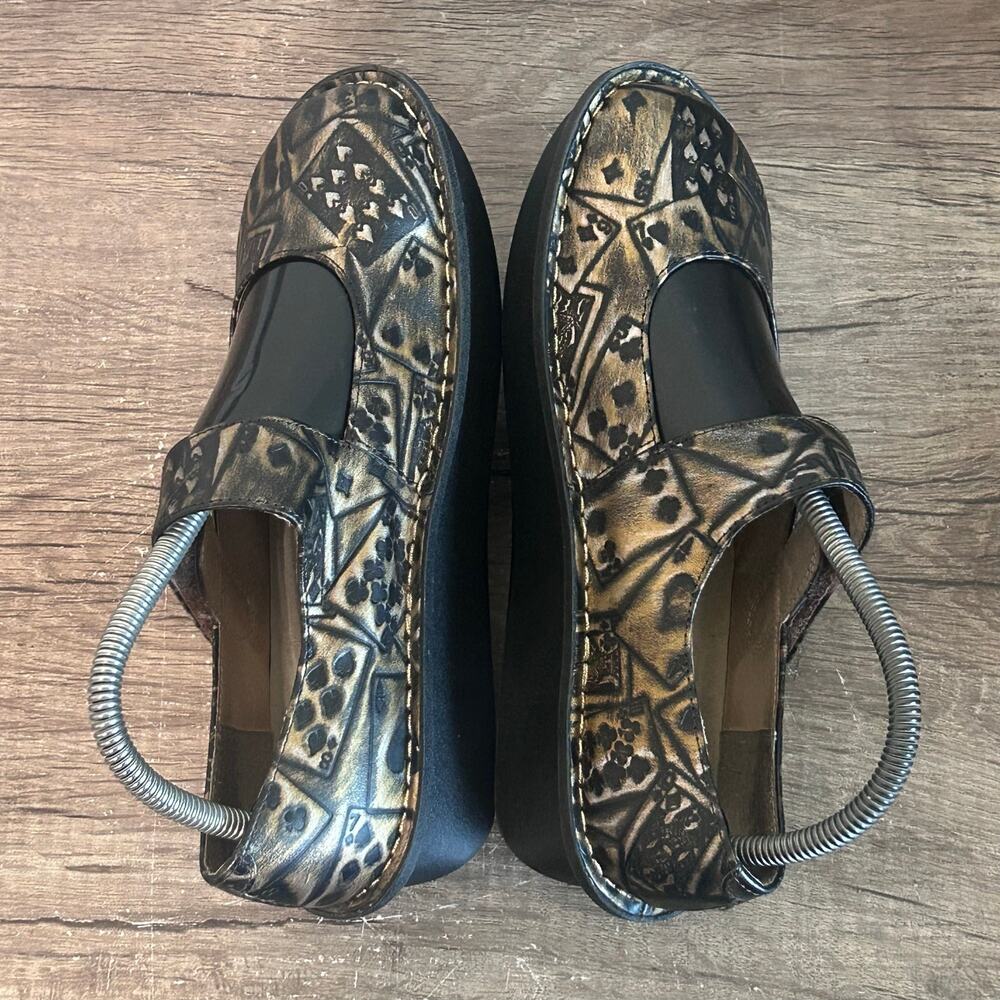 Alegria Paloma Mary Jane Poker Face Women’s Clogs Shoes Size 38 (8-8.5) Bronze - Picture 5 of 8